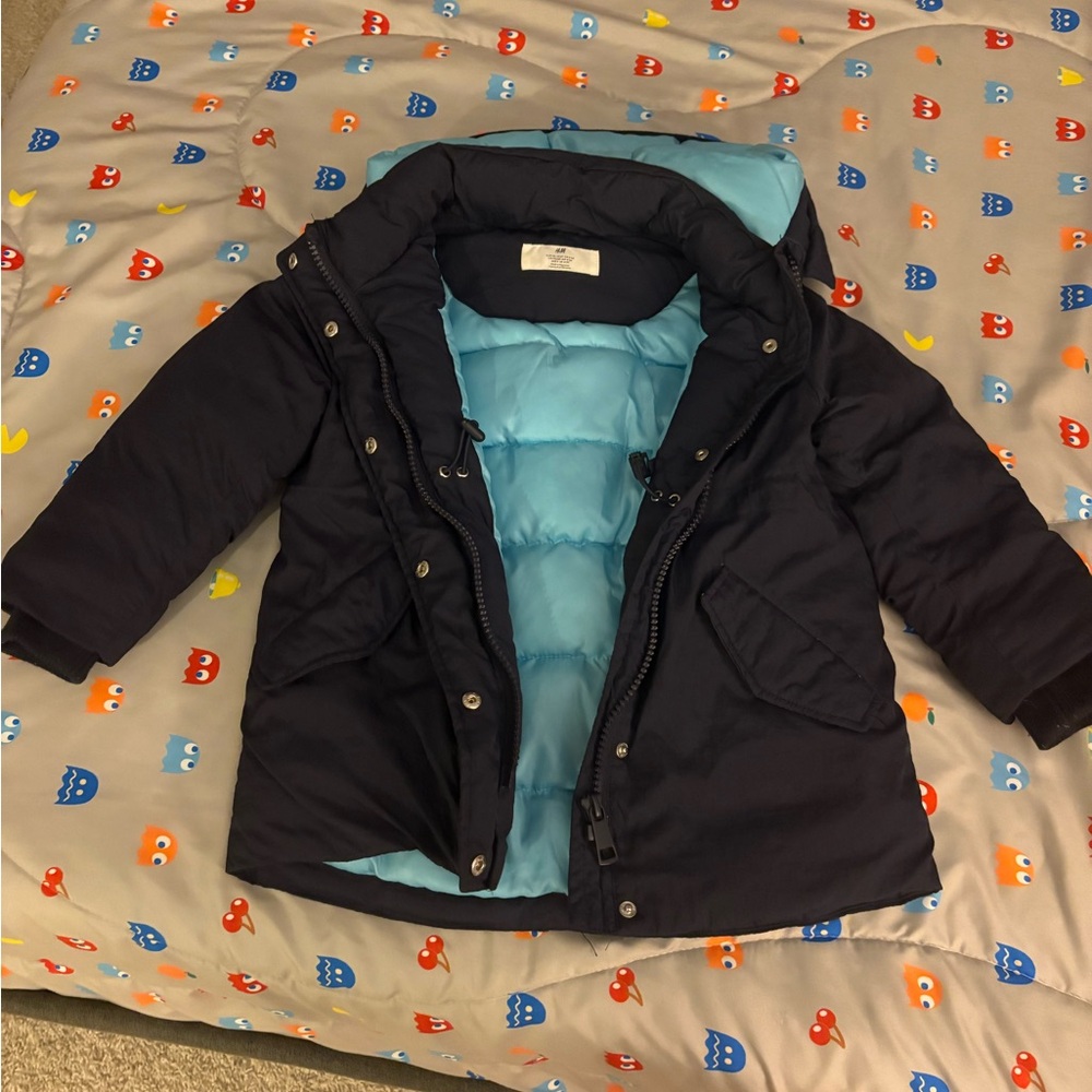 H&M Kids Dark Blue Puffer Jacket